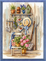 Вышивка МД-021 Дачный уголок Вышивка МД-021 Дачный уголок