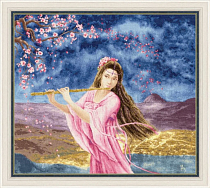 Вышивка МГ-023 Девушка с флейтой