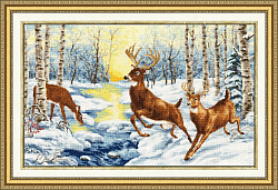 Вышивка ДЖ-038 В весеннем лесу Вышивка ДЖ-038 В весеннем лесу