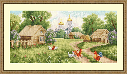 Вышивка МД-009 Утро в деревне